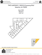 3900 N Causeway Blvd, Metairie, LA for lease Site Plan- Image 1 of 1