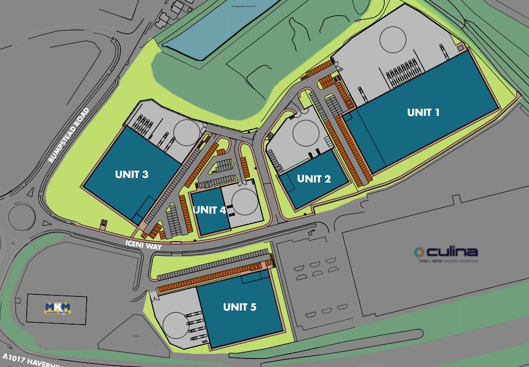 Iceni Way, Haverhill for lease Site Plan- Image 1 of 3