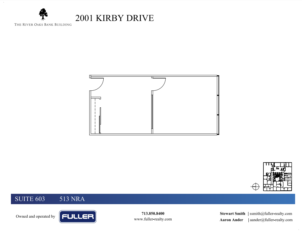 2001 Kirby Dr, Houston, TX for lease Floor Plan- Image 1 of 1