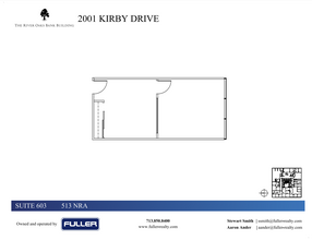 2001 Kirby Dr, Houston, TX for lease Floor Plan- Image 1 of 1