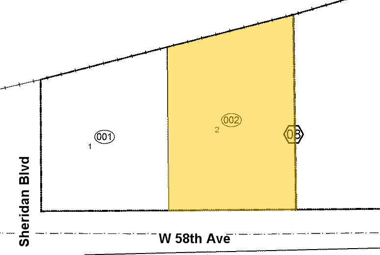 5135 W 58th Ave, Arvada, CO for lease - Plat Map - Image 2 of 8