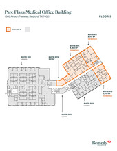 1305 Airport Fwy, Bedford, TX for lease Floor Plan- Image 1 of 2