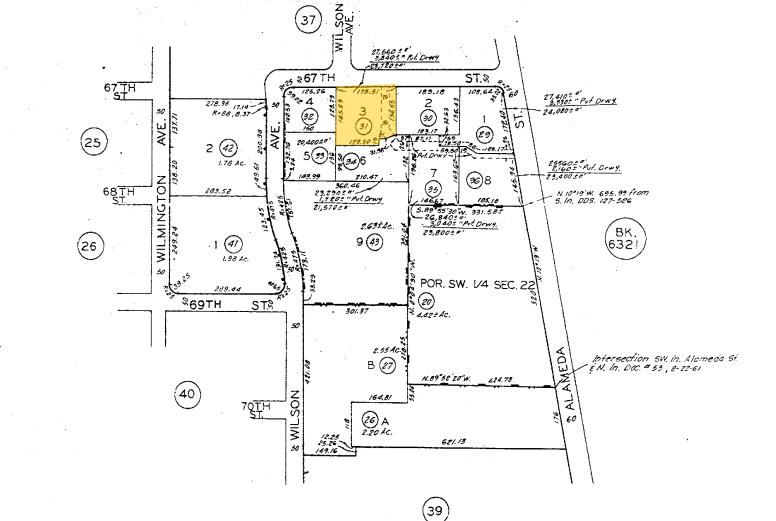 2000 E 67th St, Huntington Park, CA for sale - Plat Map - Image 3 of 10