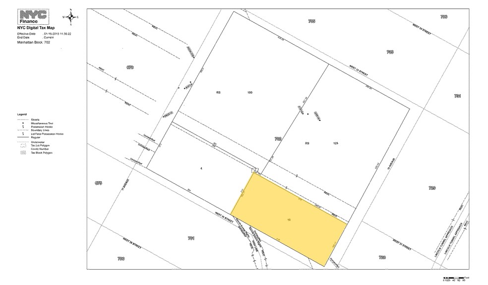 10 Hudson Yards, New York, NY for lease - Plat Map - Image 2 of 5