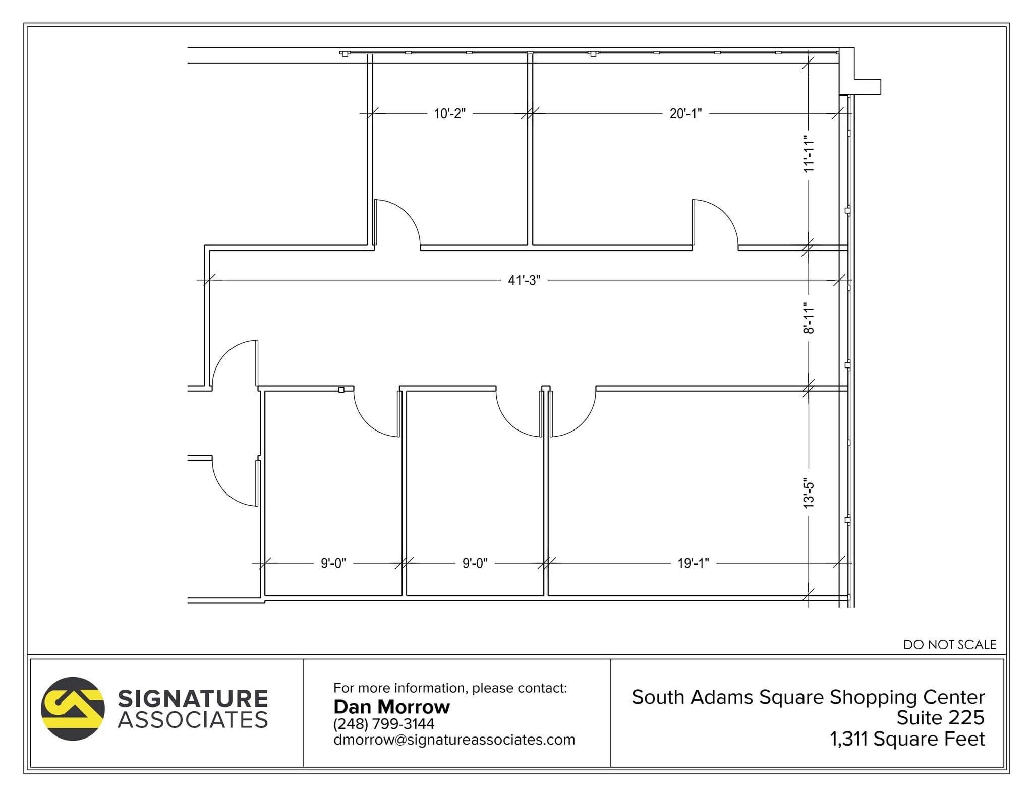 725 S Adams Rd, Birmingham, MI for lease Floor Plan- Image 1 of 1