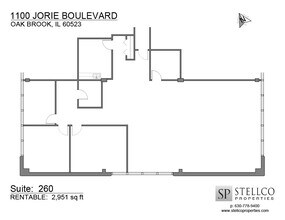 1100 Jorie Blvd, Oak Brook, IL for lease Floor Plan- Image 1 of 1