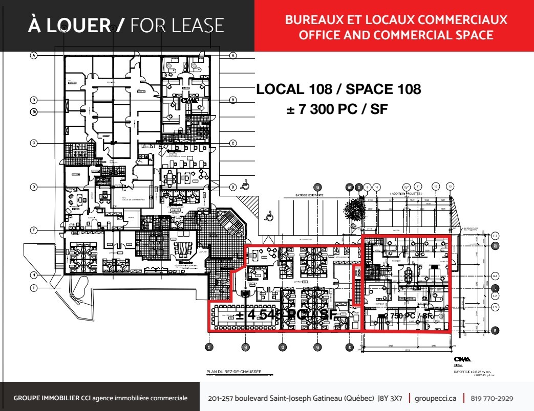 420 Boul Maloney E, Gatineau, QC for lease Floor Plan- Image 1 of 1