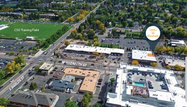 1205 W Elizabeth St, Fort Collins, CO for lease Aerial- Image 1 of 13