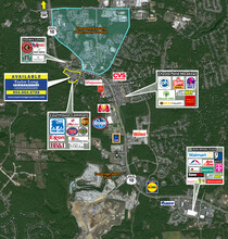 7071 Commons Plz, Chesterfield, VA - aerial  map view