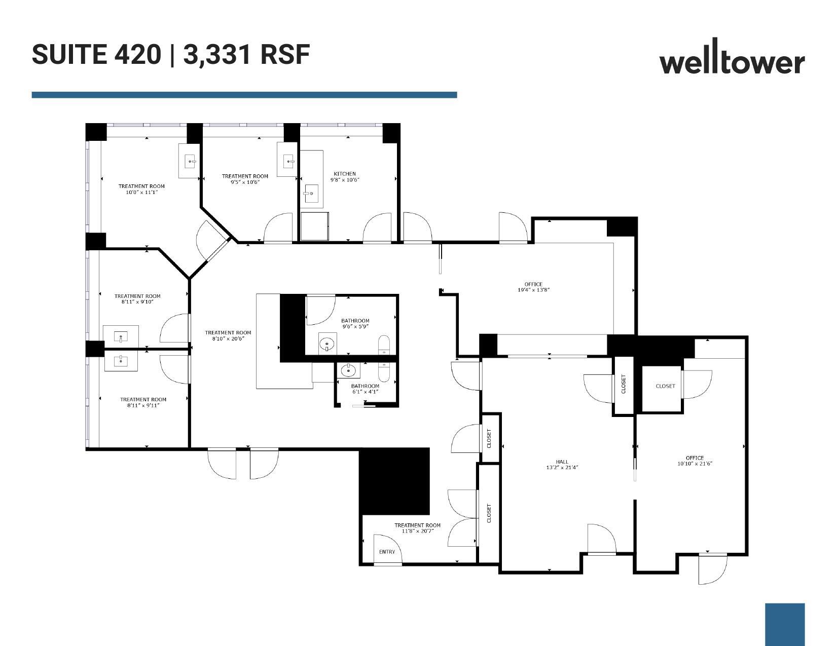 2021 K St NW, Washington, DC for lease Floor Plan- Image 1 of 1