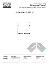 1000 Sawgrass Corporate Pkwy, Sunrise, FL for lease Floor Plan- Image 1 of 1