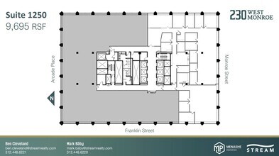 230 W Monroe St, Chicago, IL for lease Floor Plan- Image 1 of 1