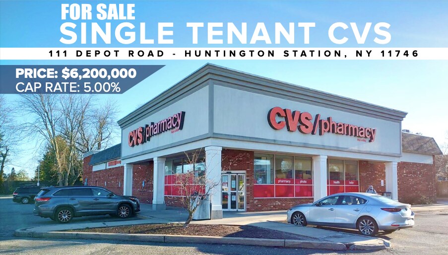 111 Depot Rd, Huntington Station, NY 11746 CVS with DriveThrough 1