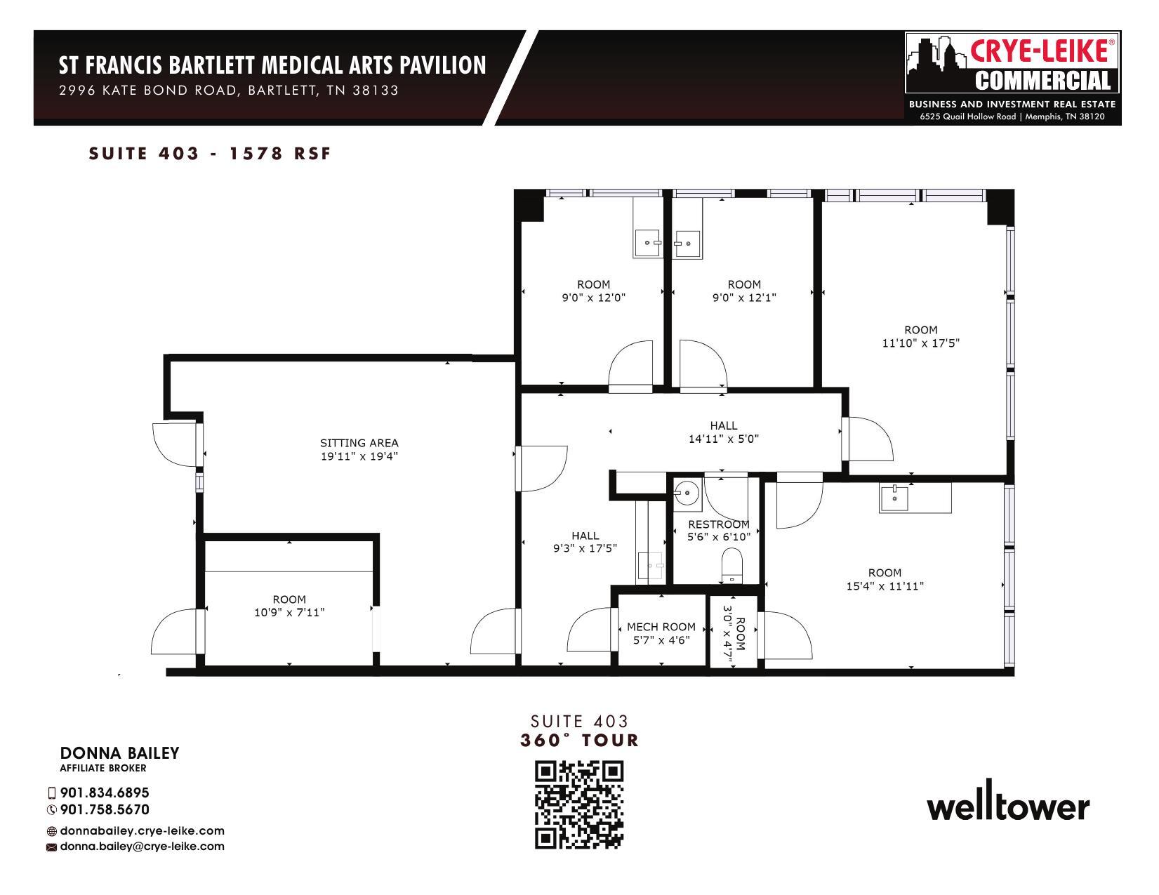 2996 Kate Bond Rd, Bartlett, TN for lease Floor Plan- Image 1 of 1