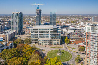 1600 Division St, Nashville, TN - aerial  map view