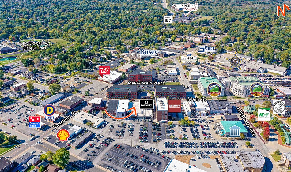 120 N Main St, Edwardsville, IL for lease - Building Photo - Image 2 of 2