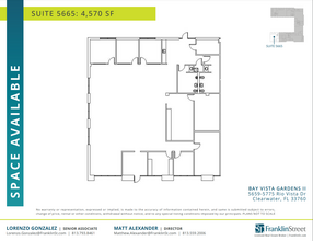 5655-5729 Rio Vista Dr, Clearwater, FL for lease Floor Plan- Image 1 of 1