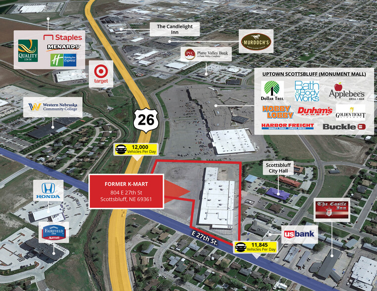 Former Kmart Center, Scottsbluff, NE for sale - Primary Photo - Image 1 of 4