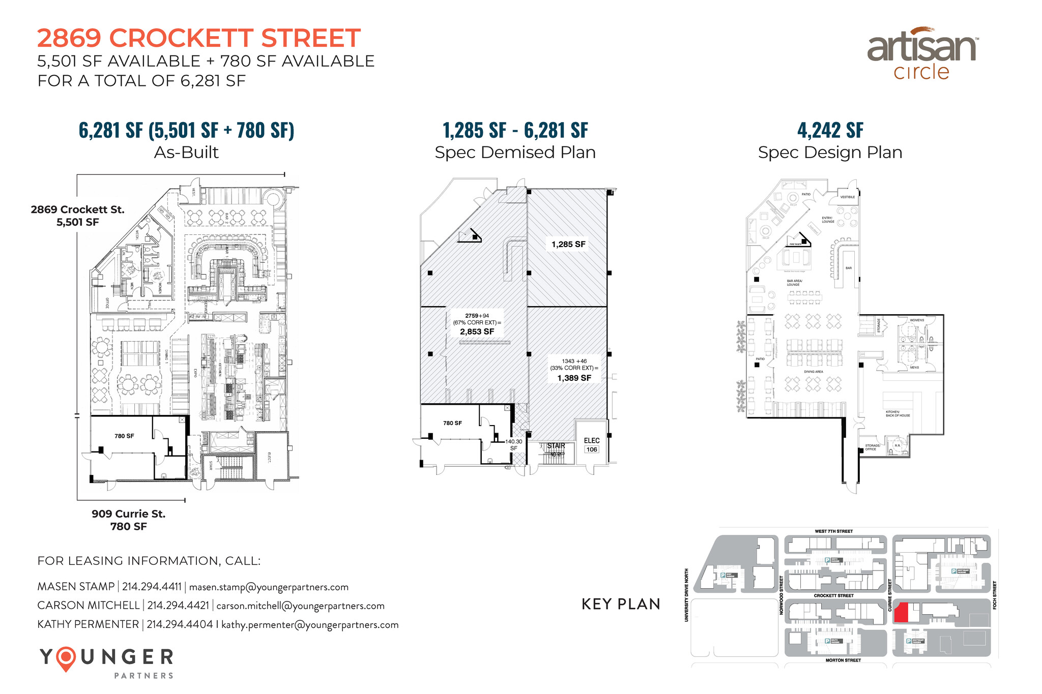 2973 W 7th St, Fort Worth, TX for lease Floor Plan- Image 1 of 7