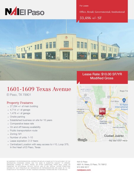 1601 Texas Ave, El Paso, TX for sale - Building Photo - Image 1 of 4