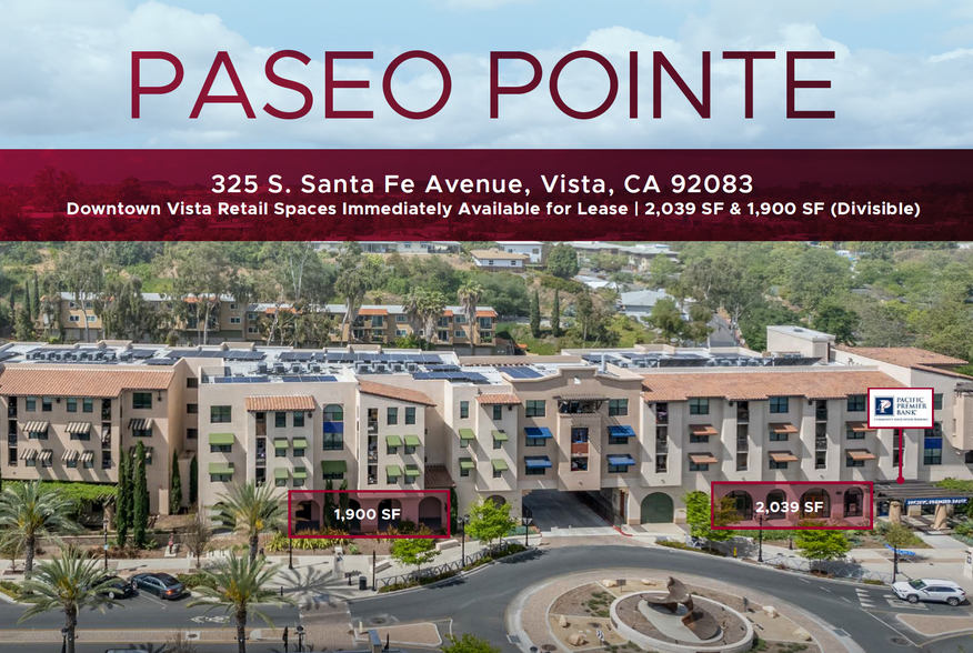 325 S Santa Fe Ave, Vista, CA for lease - Aerial - Image 1 of 7