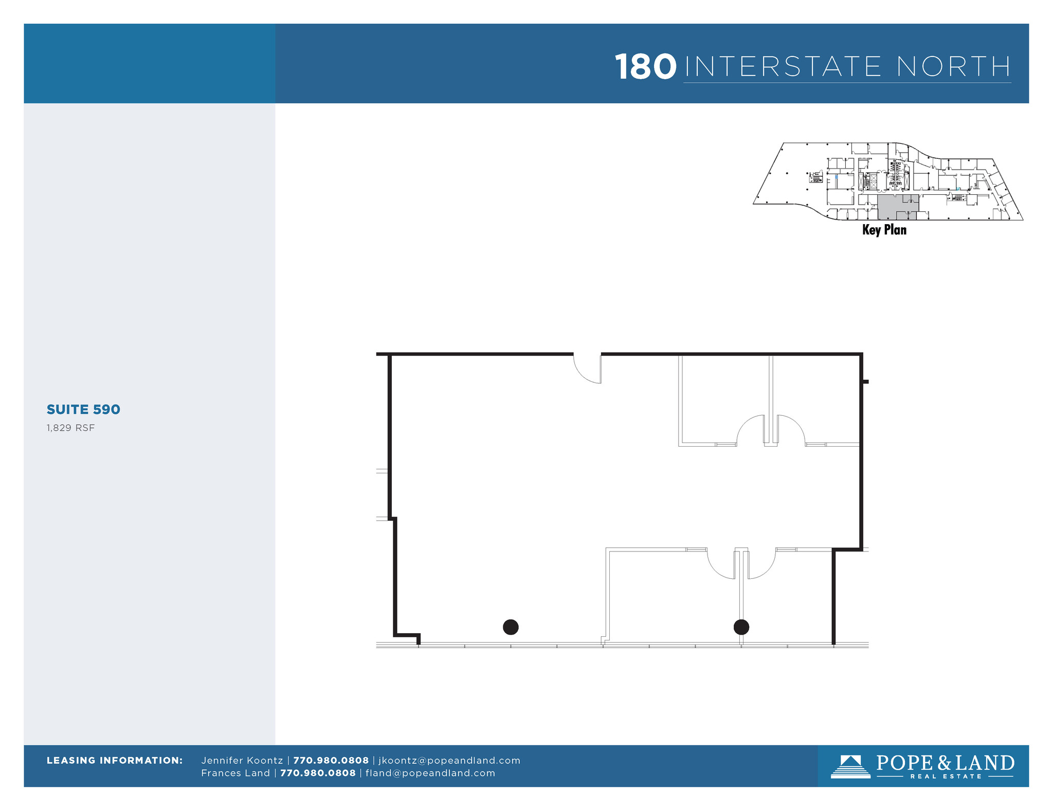 180 Interstate N Pky SE, Atlanta, GA for lease Floor Plan- Image 1 of 2