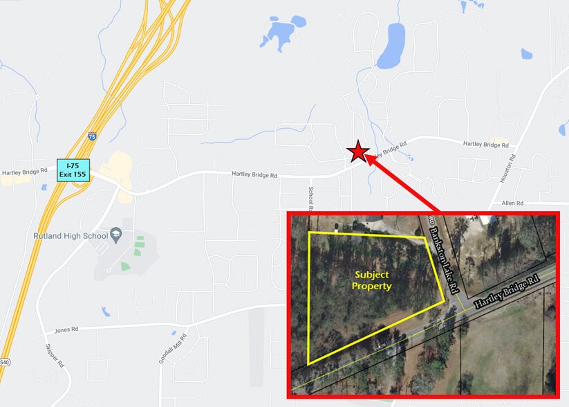 3607 Hartley Bridge Rd, Macon, GA 31216 Corner Development Site