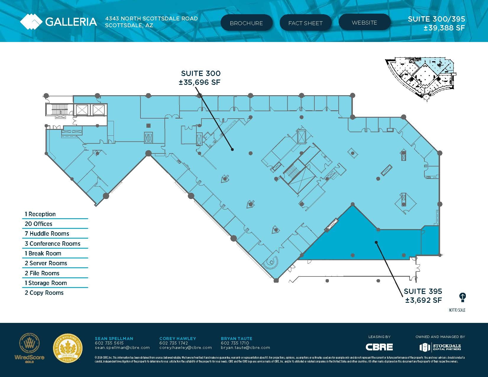 4343 N Scottsdale Rd, Scottsdale, AZ for lease Floor Plan- Image 1 of 1