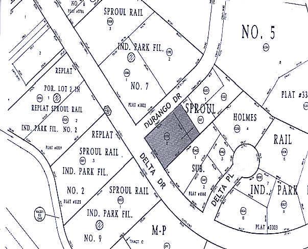 2685 Durango Dr, Colorado Springs, CO for lease - Plat Map - Image 2 of 9