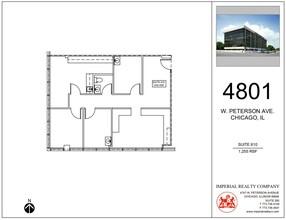 4801 W Peterson Ave, Chicago, IL for lease Floor Plan- Image 1 of 5