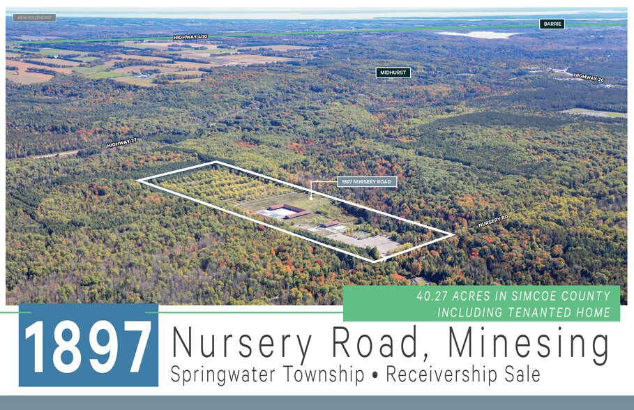 1897 Nursery Rd, Minesing, ON L9X 1A3 Land for Sale