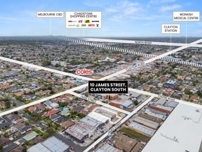 10 James Street, Clayton South, VIC - Aerial  map view
