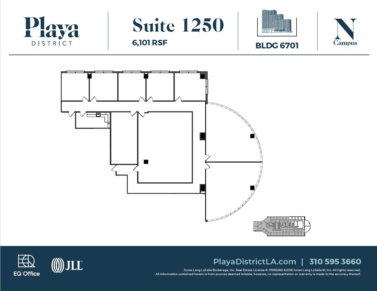 6100 Center Dr, Los Angeles, CA for lease Floor Plan- Image 1 of 1