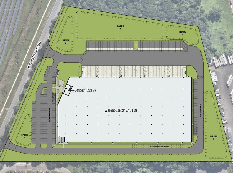 989 Coopertown Rd, Delanco, NJ for lease - Site Plan - Image 2 of 2