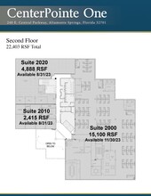 220 E Central Pky, Altamonte Springs, FL for lease Site Plan- Image 2 of 2