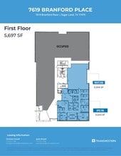 7619 Branford Pl, Sugar Land, TX for lease Floor Plan- Image 2 of 2