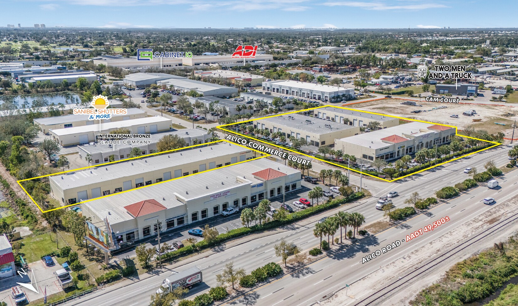 Alico Commerce Court Portfolio portfolio of 21 properties for sale on LoopNet.com Aerial- Image 1 of 8