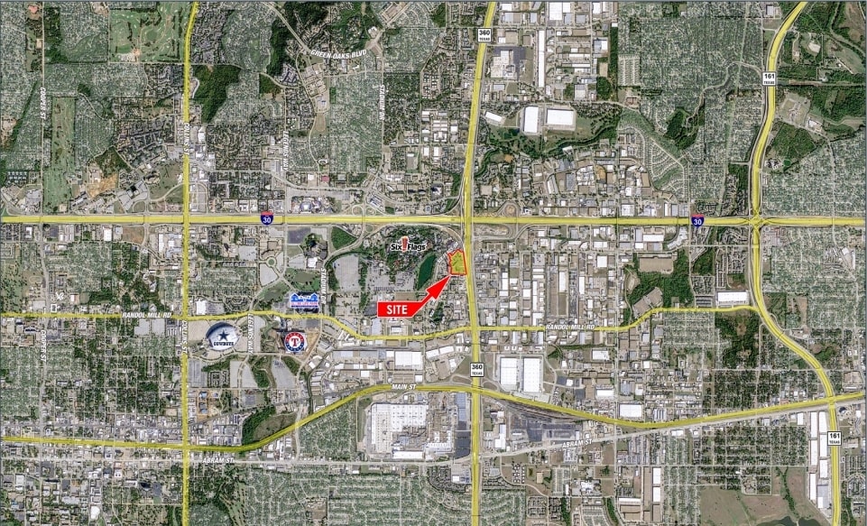 SWQ SH 360 & Six Flags Dr, Arlington, TX for lease - Aerial - Image 2 of 3