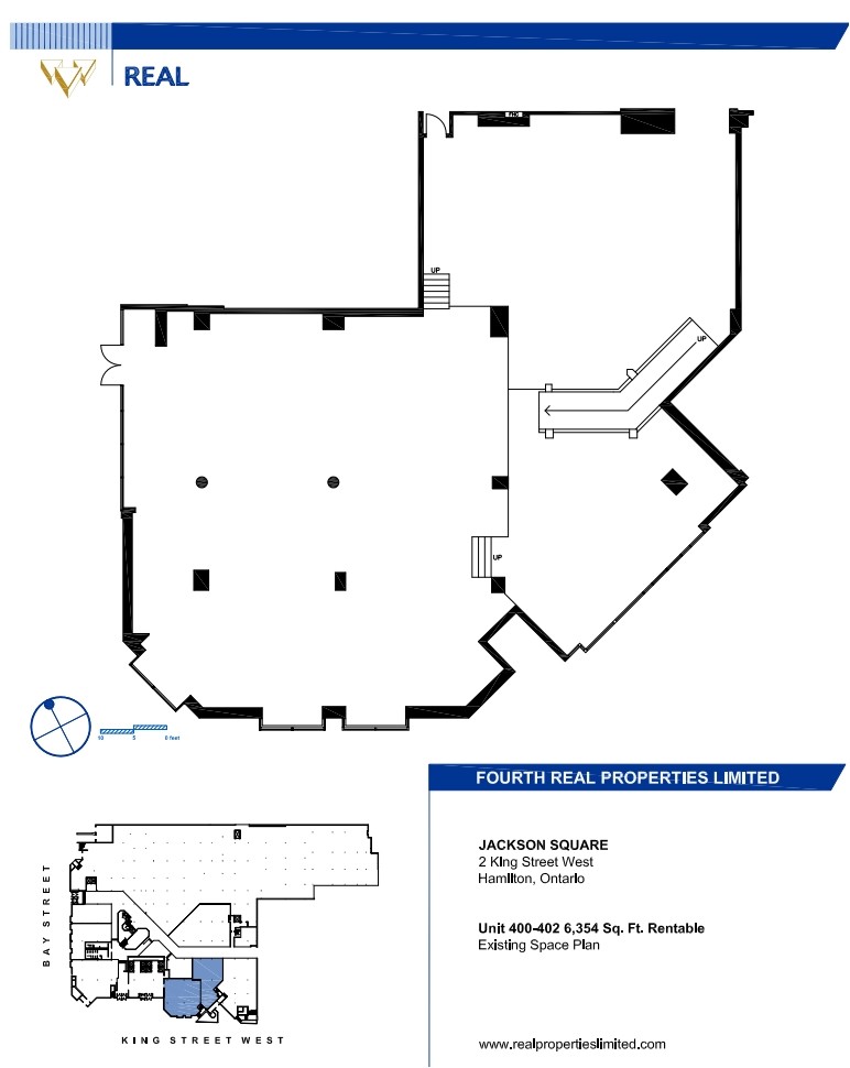 100, 110, and 120 King St W, Hamilton, ON for lease Floor Plan- Image 1 of 1