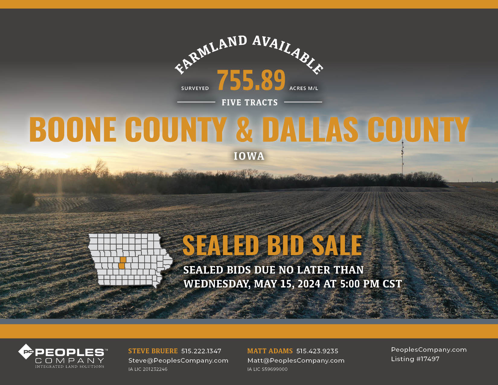 4 County Highway E62, Woodward, IA for sale Primary Photo- Image 1 of 1