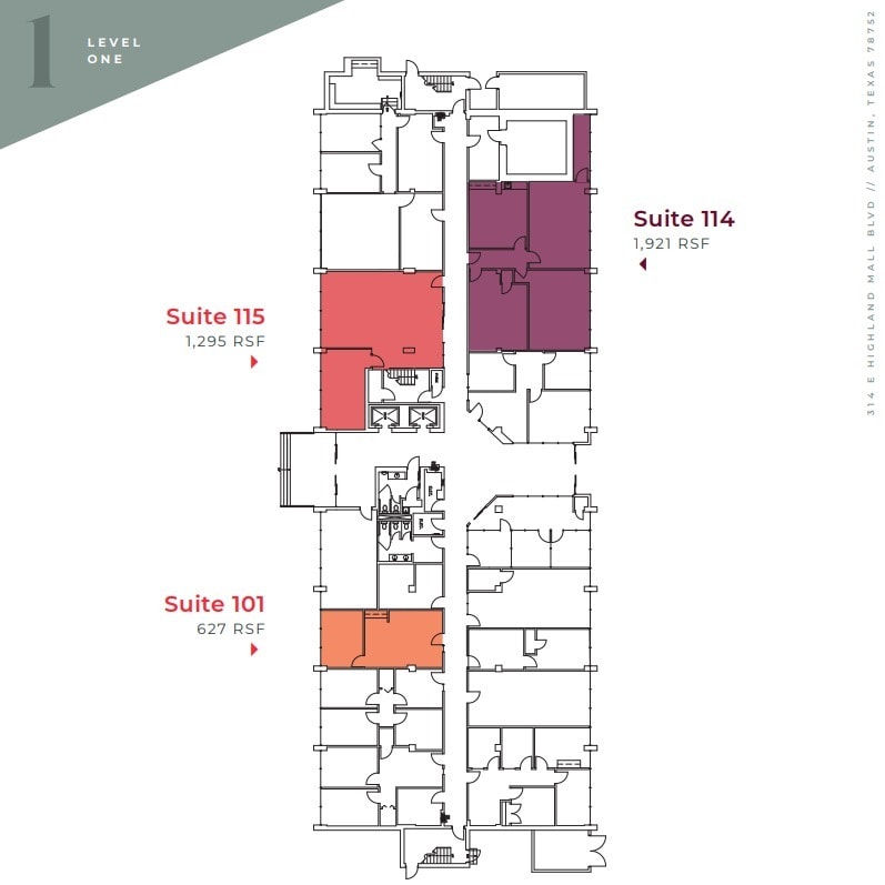 314 E Highland Mall Blvd, Austin, TX for lease Floor Plan- Image 1 of 1