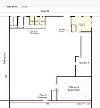 5658 W Fillmore St, Chicago, IL for lease Floor Plan- Image 1 of 12