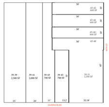 39-39 Queens Blvd, Long Island City, NY for lease Floor Plan- Image 1 of 3