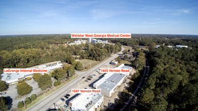 1605 Vernon St, Lagrange, GA - aerial  map view