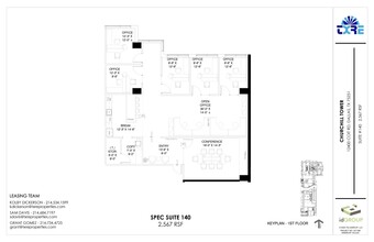 12400 Coit Rd, Dallas, TX for lease Floor Plan- Image 2 of 2