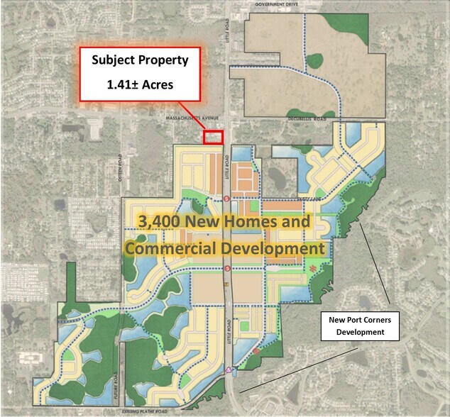 8430 Corporate Way, New Port Richey, FL for sale - Site Plan - Image 1 of 8