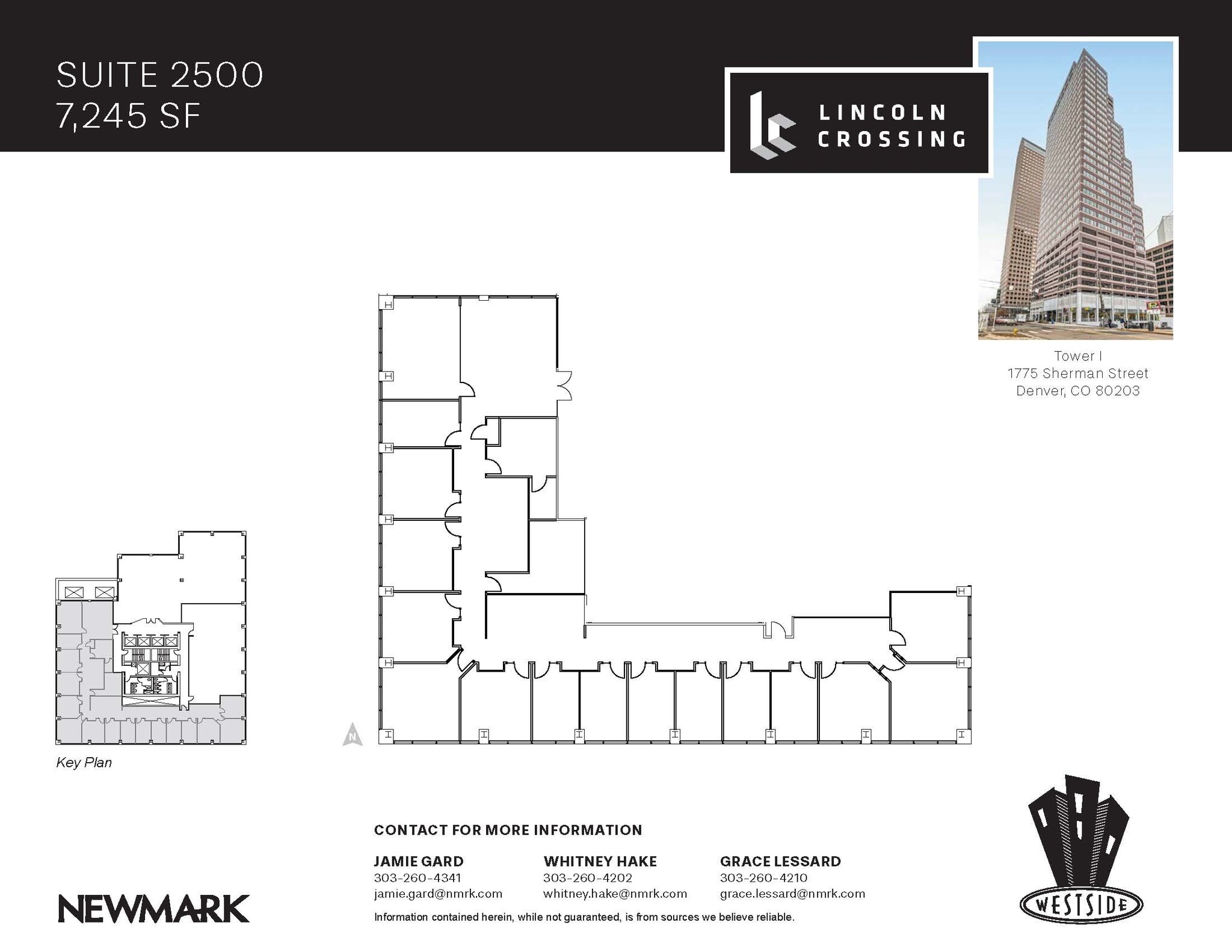 1775 Sherman St, Denver, CO for lease Floor Plan- Image 1 of 1