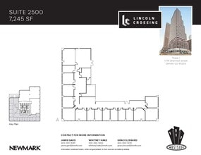 1775 Sherman St, Denver, CO for lease Floor Plan- Image 1 of 1