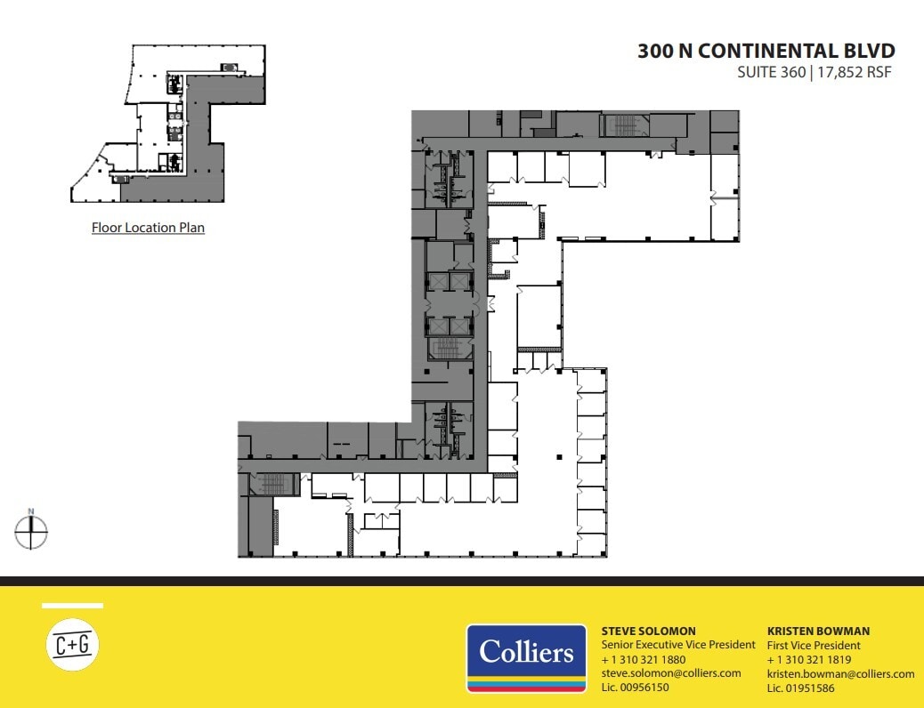 300 Continental Blvd, El Segundo, CA for lease Floor Plan- Image 1 of 1