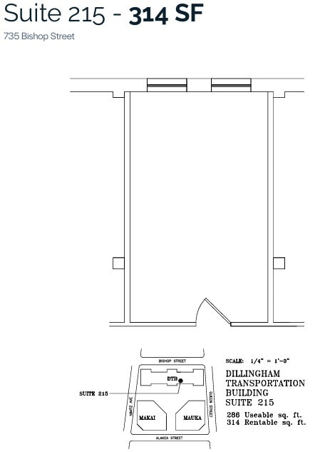 733 Bishop St, Honolulu, HI for lease Floor Plan- Image 1 of 1